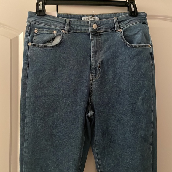 NEW In The Style CARYS WHITTAKER BLUE HIGH WAISTED STRETCH SKINNY JEANS - Picture 6 of 8